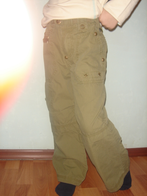 арт.294 Брюки легкие цвет Хаки цена 600руб. Мальчишки ORBY