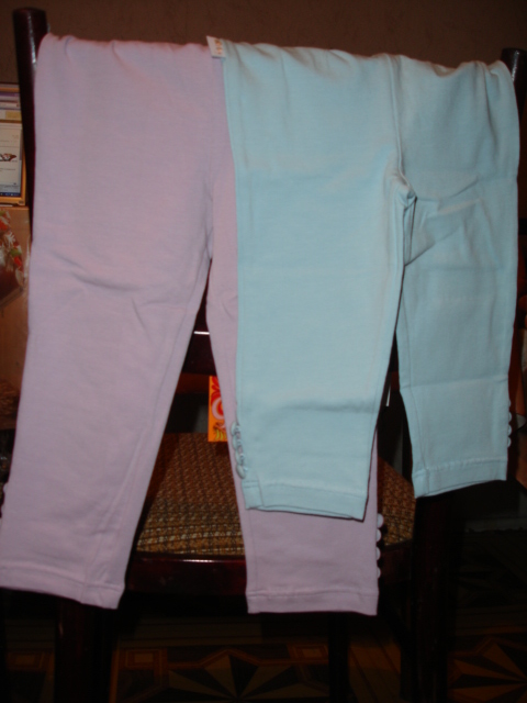 Лосины для девочки голубые и розовые. Девчонки  ORBY!!!!
