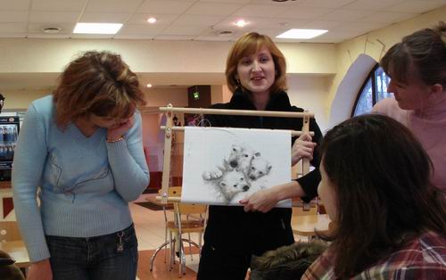 Маша и медведи)))). Грильмастер 2 февраля 2008 г.