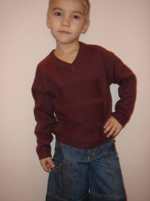 Арт.355-3 Свитер тонкий (100% хлопок) цена 430/500р. Мальчишки ORBY