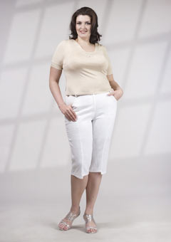 Капри 8501 белые (р.48–62). Лето 2008 Luxury