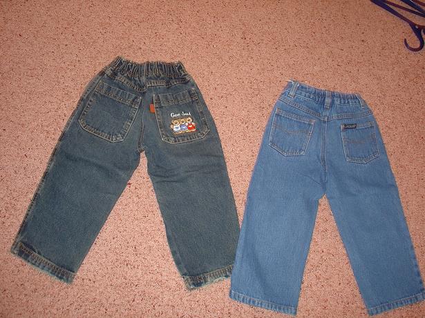 джинсы. детские вещи