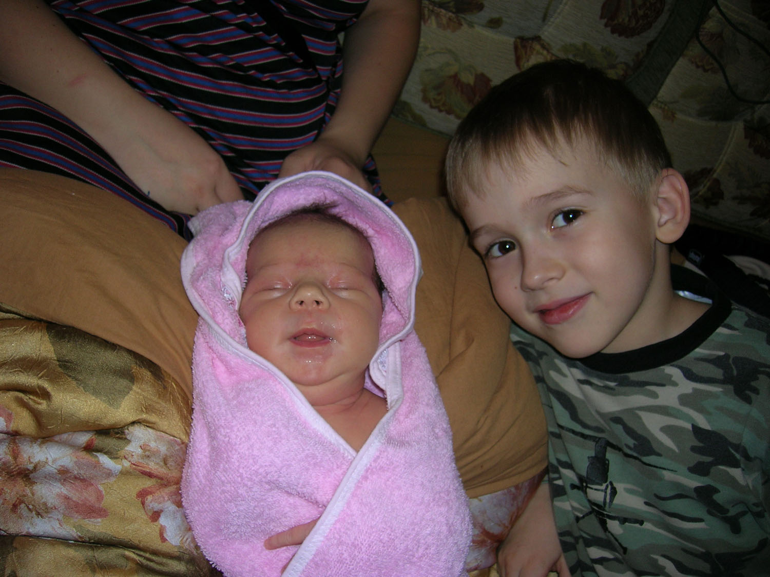 со старшим братом. Новая папка