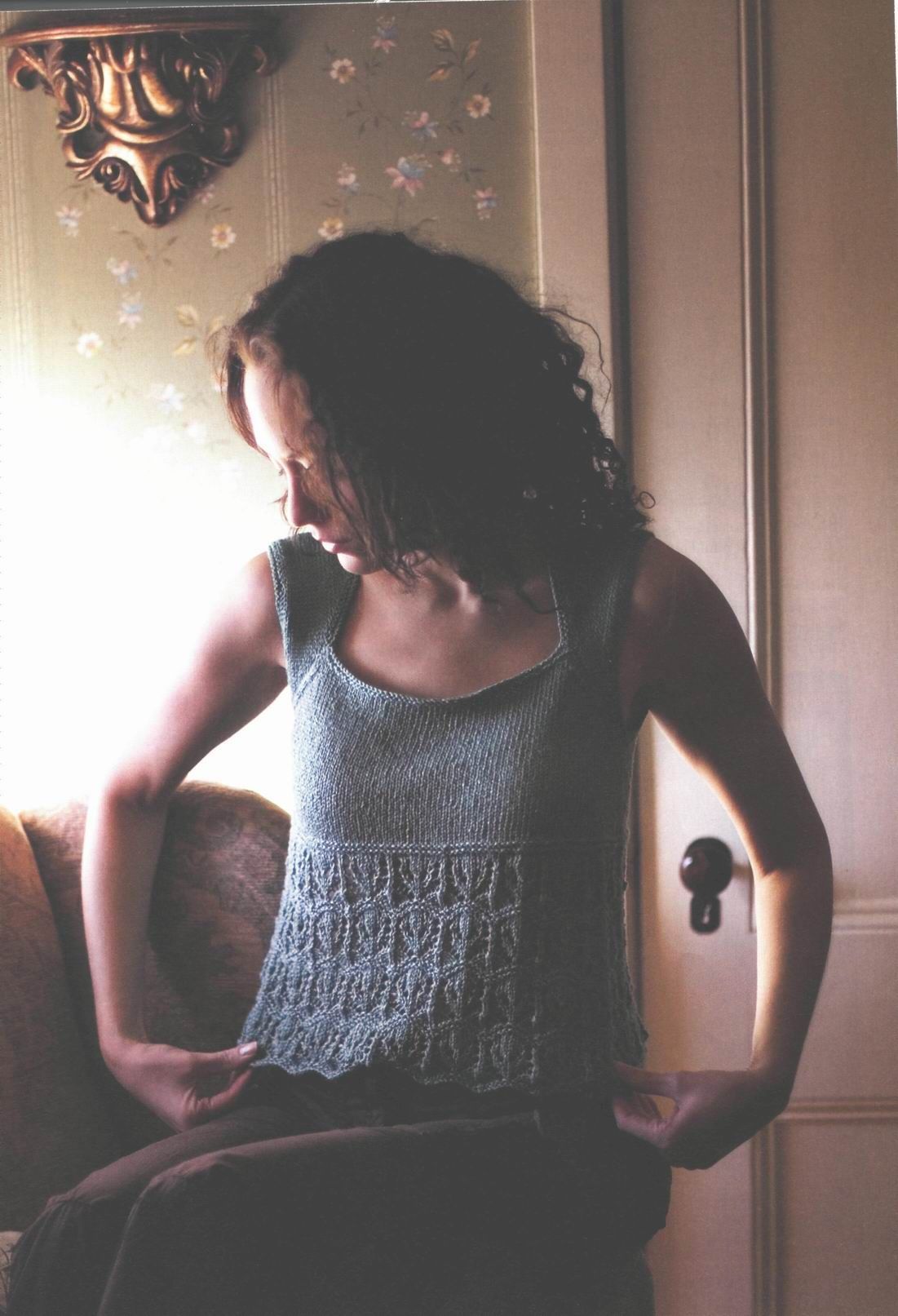 Lotus Blossom Tank. Lotus Blossom Tank Interweave Knits Summer-2006