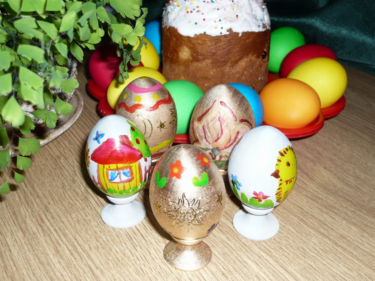 Деревянные яйца. Hand-made