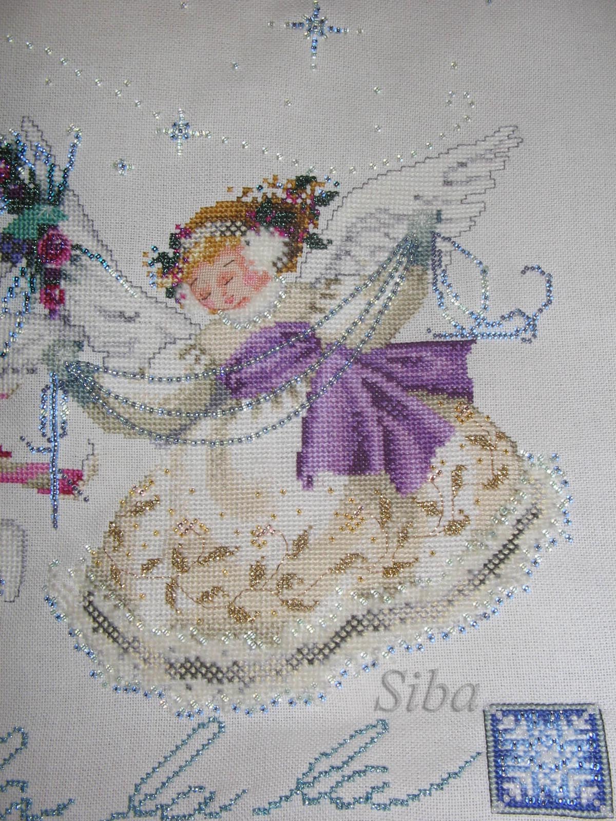 MD28 - Crystal Christmas - с бисером.  MD28 - Crystal Christmas