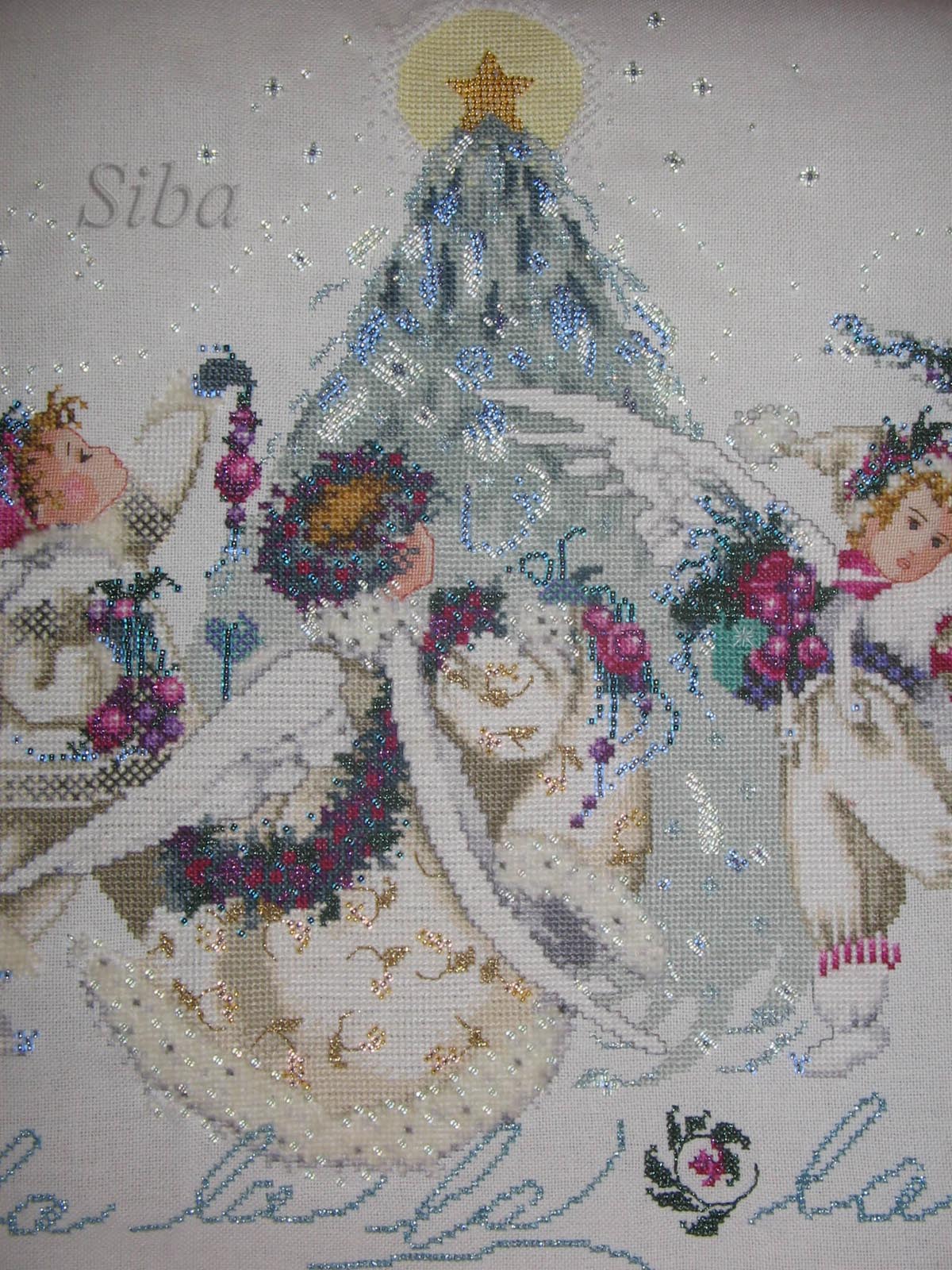 MD28 - Crystal Christmas - с бисером.  MD28 - Crystal Christmas