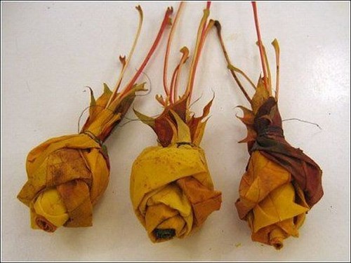 как сделать букет из кленовых листьев (пошаговая инструкция:-)