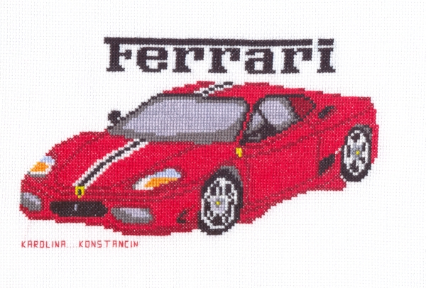 Ferrari. 1.2 kwadraciki na poduszki