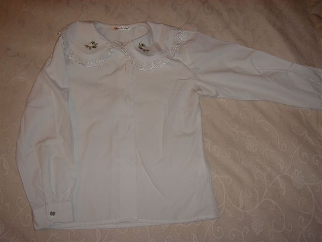 Блузка школьная. 6 - 10 лет