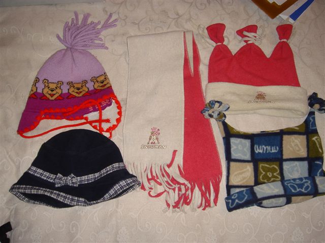 Шапки. 2 - 5 лет