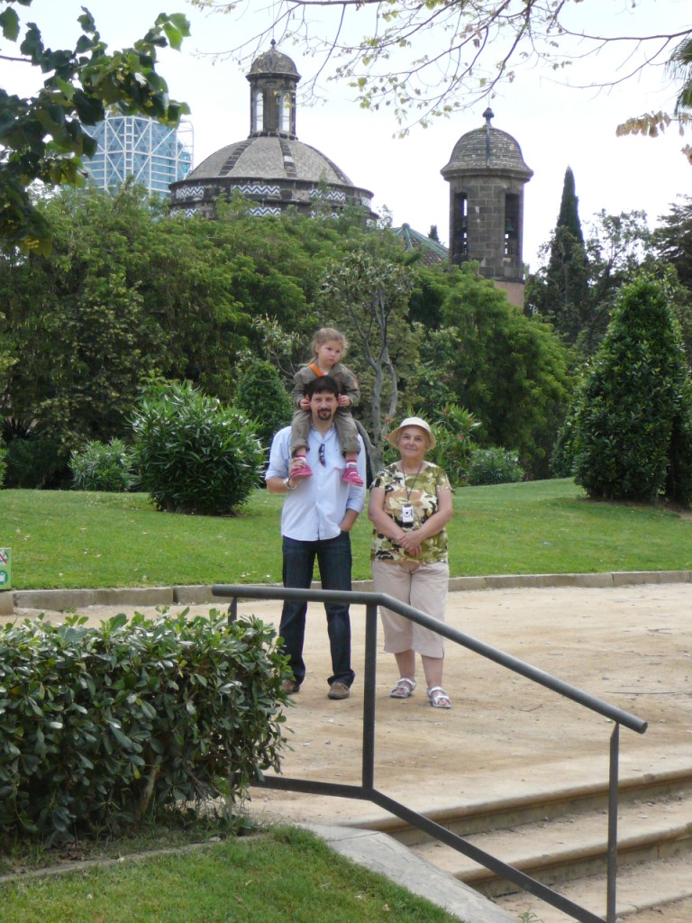 Ботанический сад. Здесь мы остановились передохнуть. Барселона