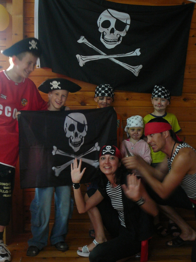 Церемония посвящения в пираты. Отель