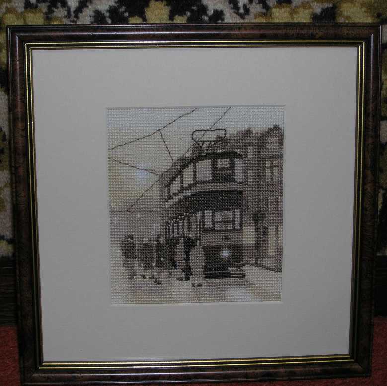 Heritage. Tram Stop. Мои вышивки