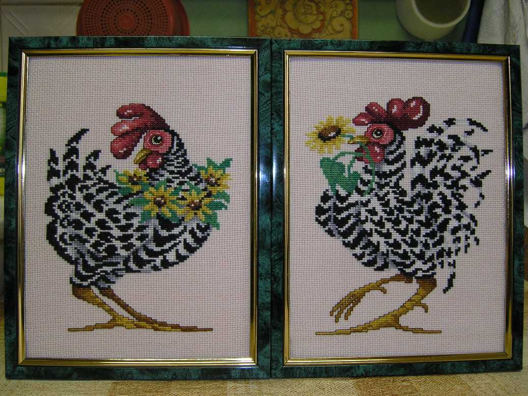 Henrietta and Henry . Мои вышивки