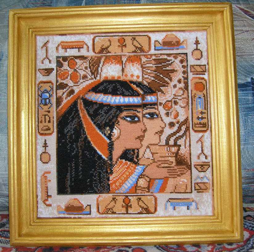 Египетская панель. Риолис. Мои вышивки