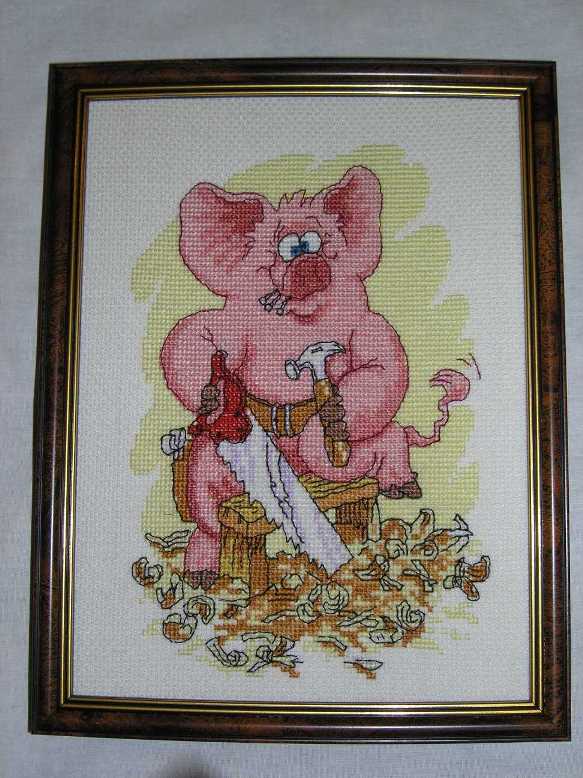 Piggin' Fix-it. Мои вышивки