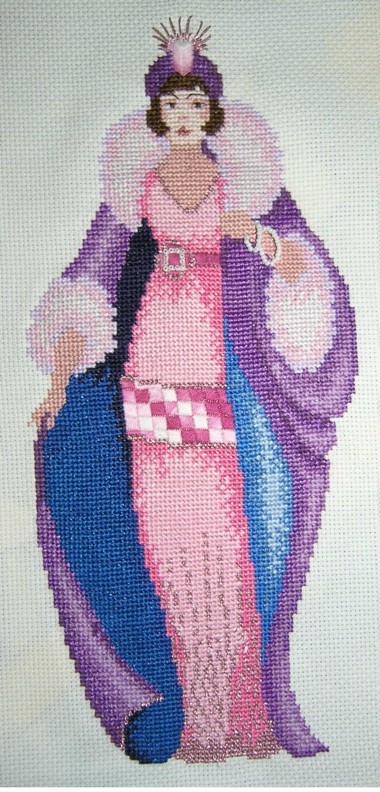 Роскошь в стиле ретро (Журнал Вышитые картины). Мои вышивки