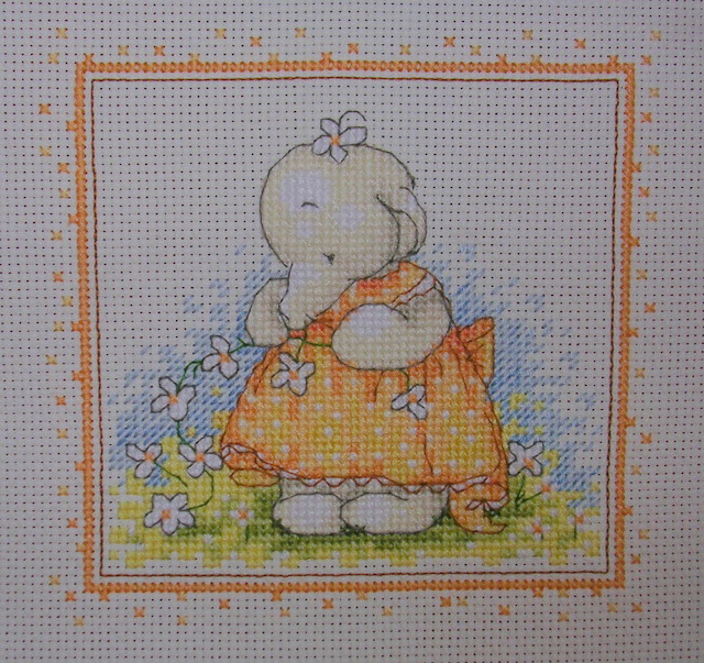 Humphrey's corner Flower chain. Моя вышивка