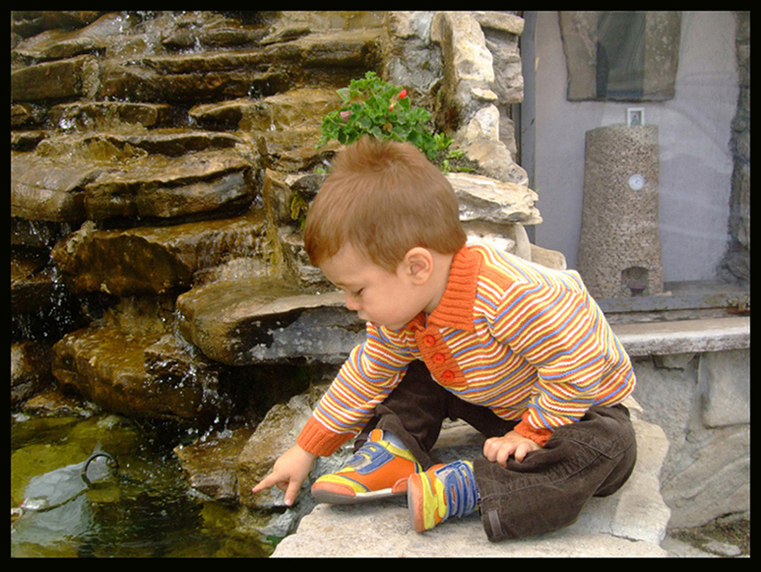 'Полосатик' для Саши, 2 годика. Мои работы - вязание