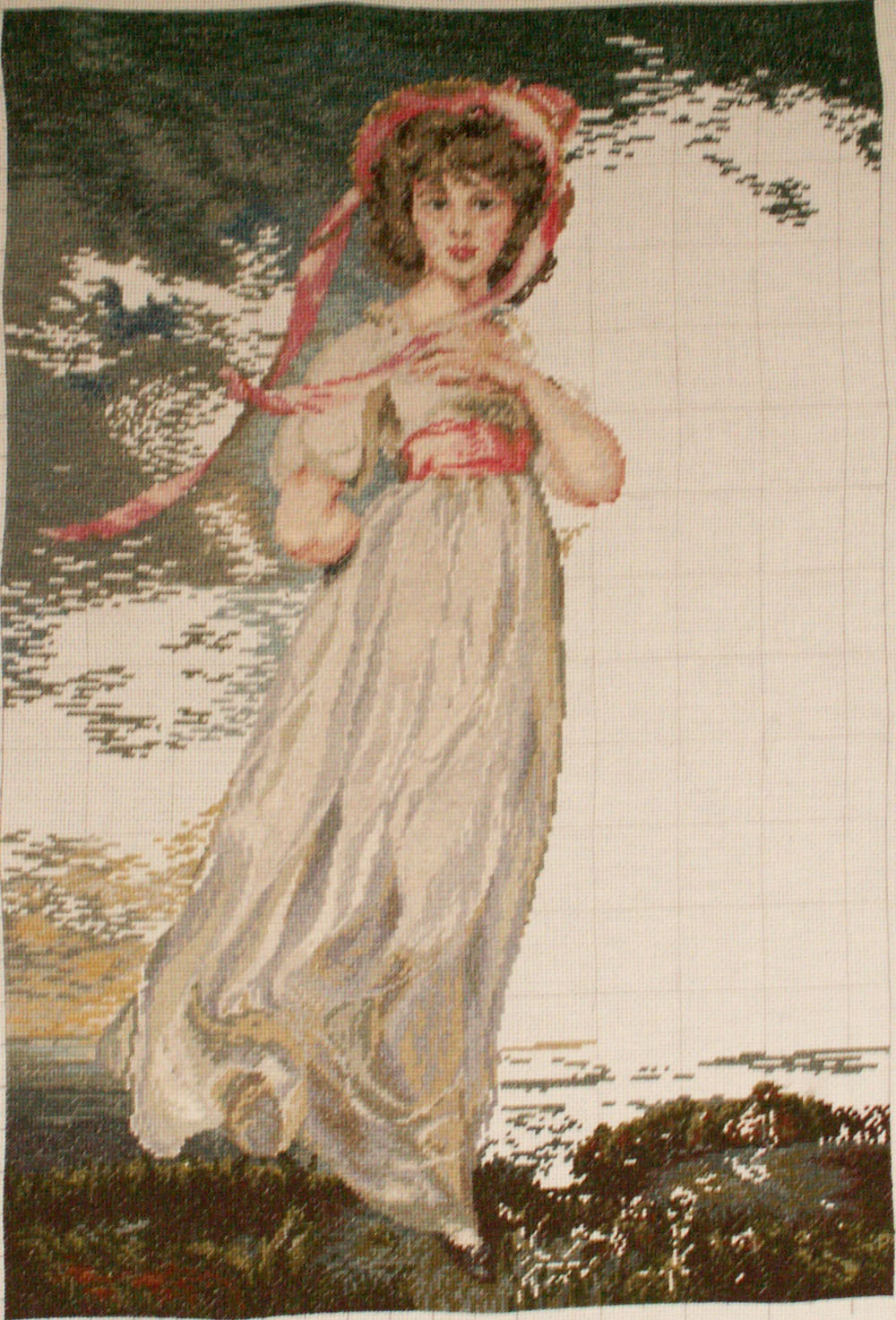 Сейчас вышиваю