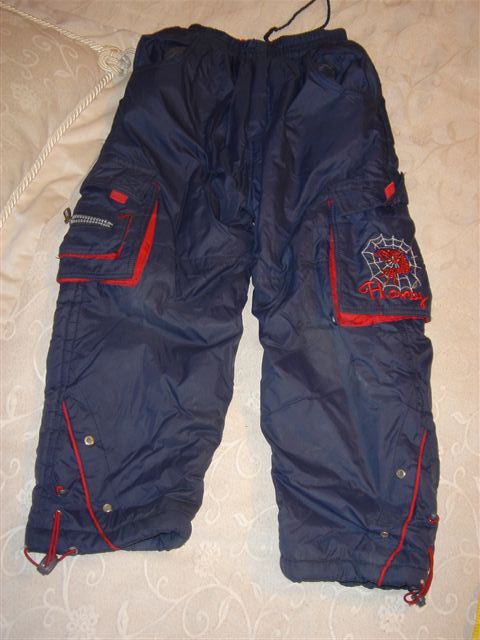 Штаны зимние Человек-Паук. Детская одежда для мальчиков
