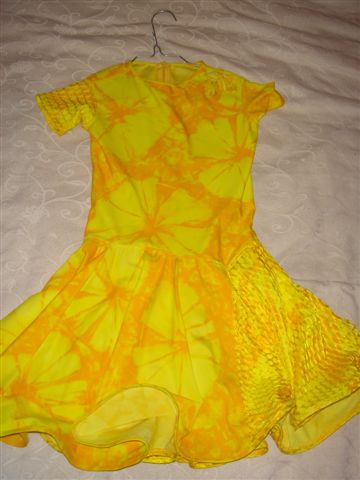 Платье для бальных танцев.. Для танцев на девочку