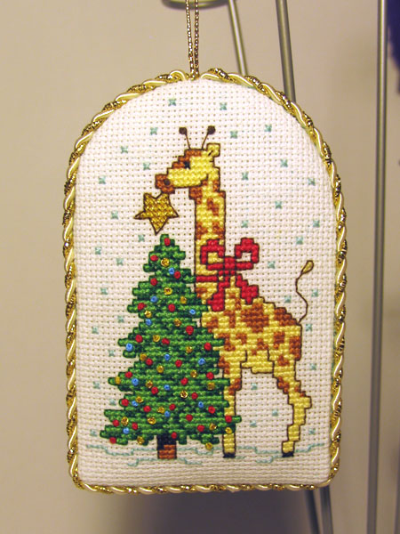 Жирафик для Анечки (girafanya). Вышивка - cross stitch and embroidery