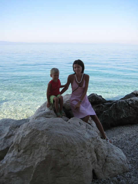 на берегу Адриатического моря. Хорватия