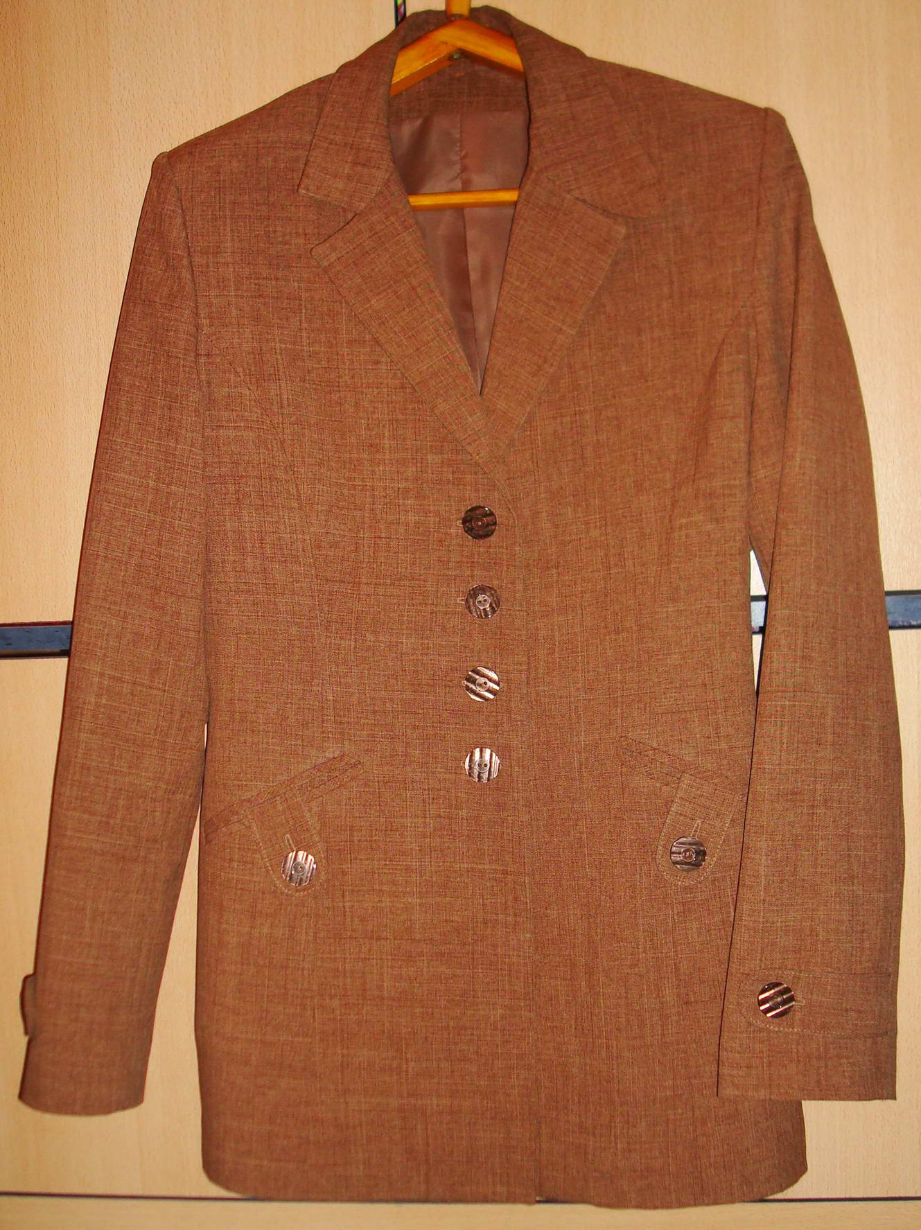 Жакет лен. Шитьё