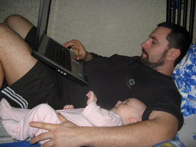 Пап, ты тут работаешь или где?. Василиса