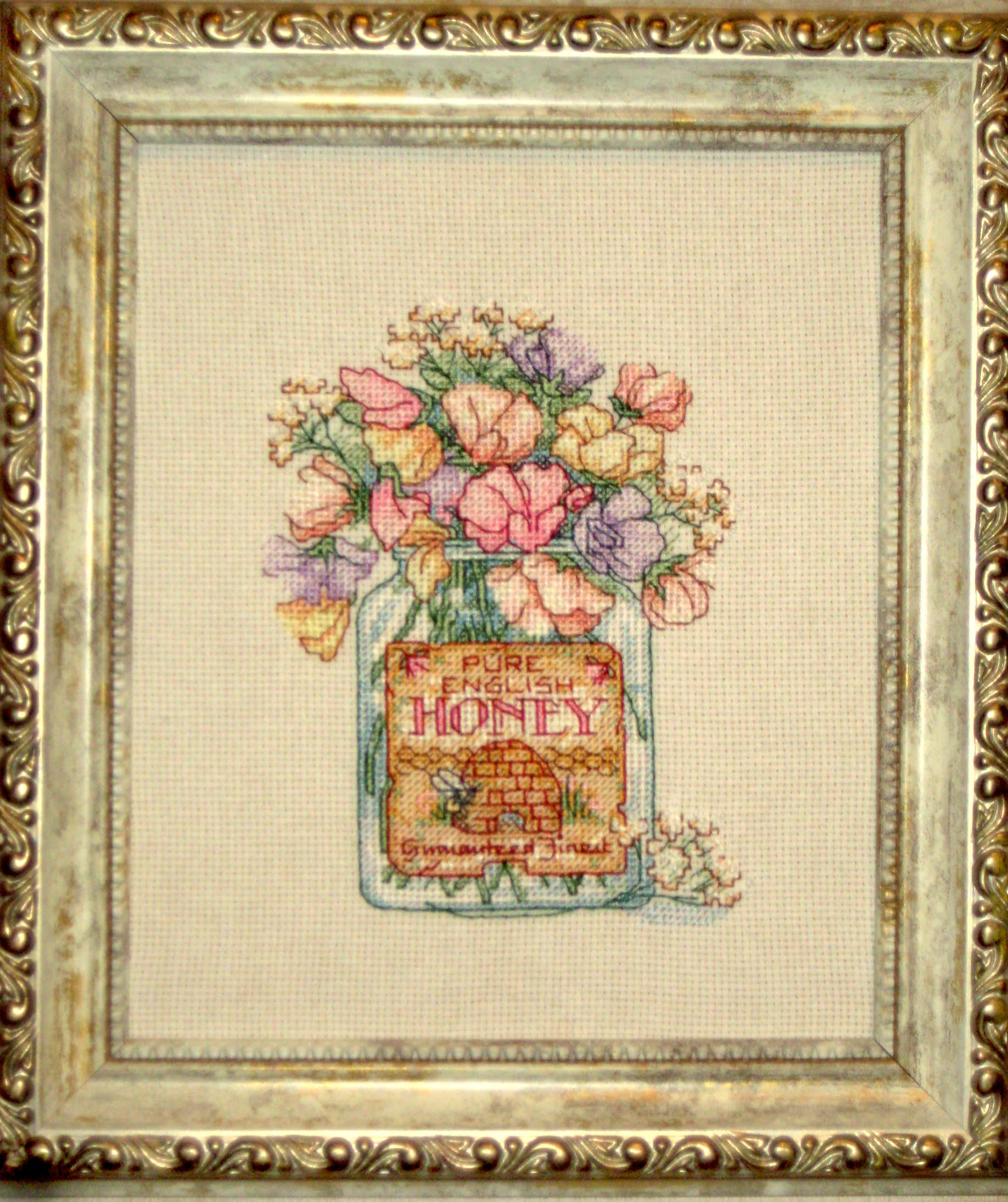 honey jar flower. Мои работы
