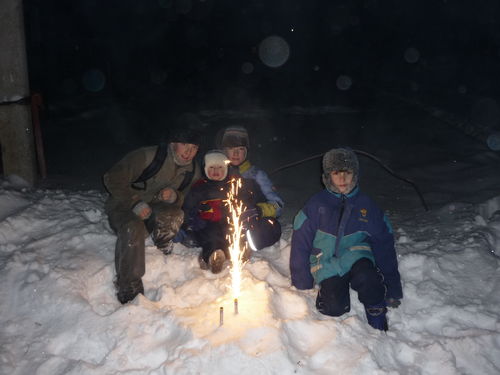 Антошкины 'дачные' друзья. Зимние каникулы 09