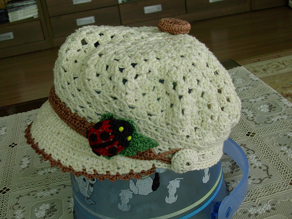 Детские летние шапочки