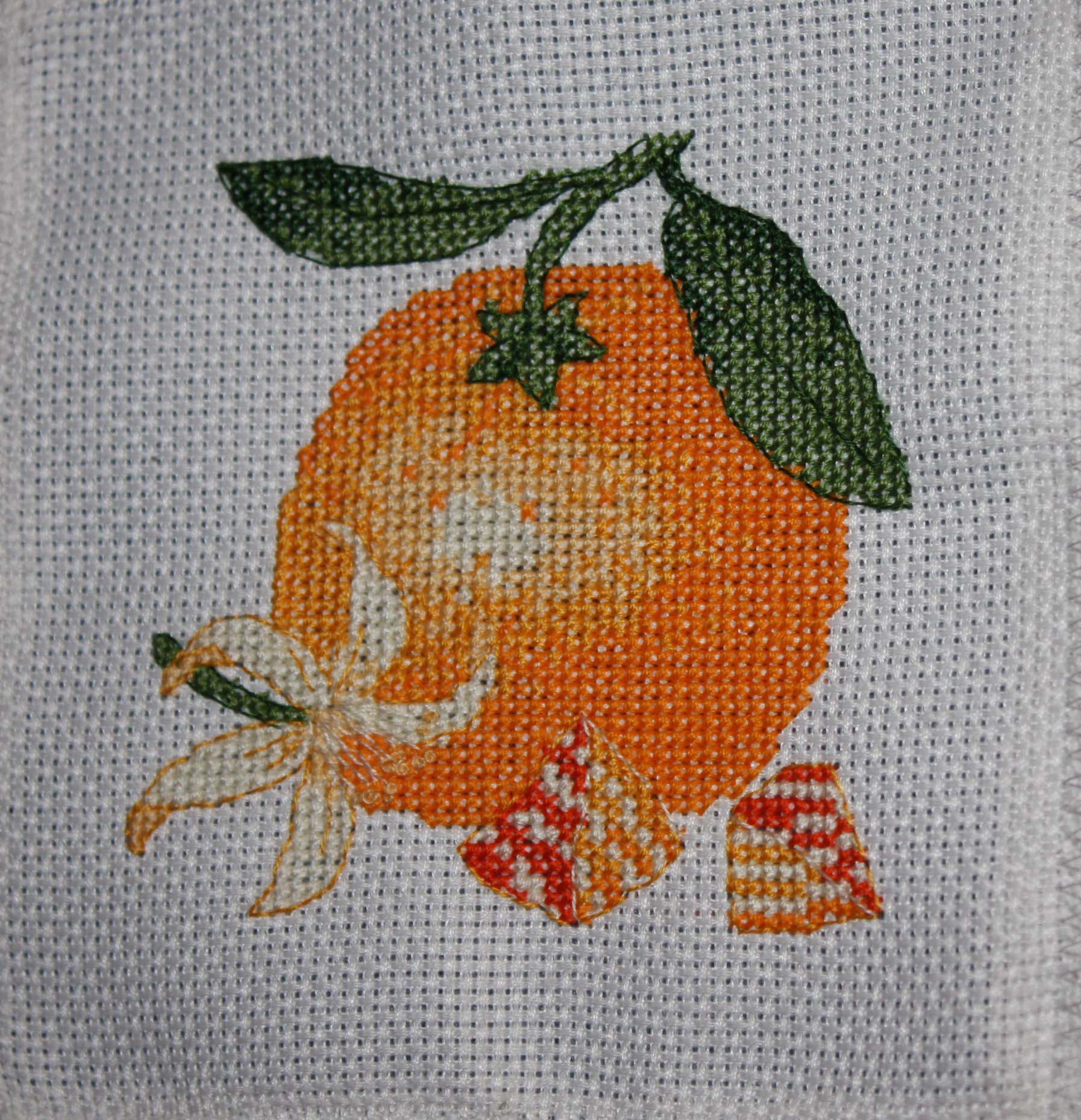 Orange Secret Perfume Kit, DMC. Вышивка - мои работы