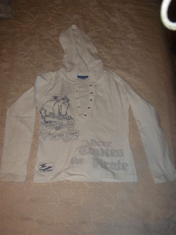 Белая кофточка хб на рост 116. Детская одежда для мальчиков
