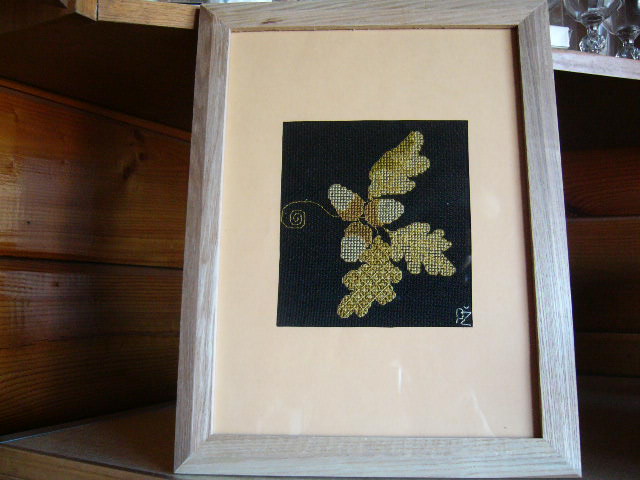 Ветка дуба. готовые работы