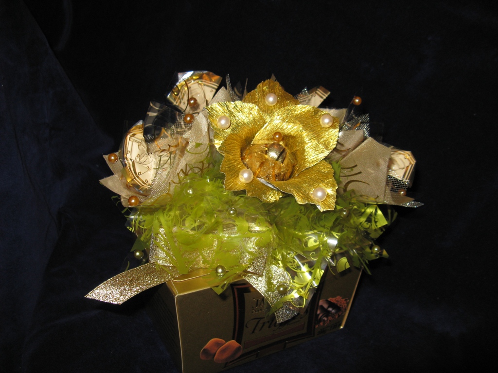 Конфеты в букетах