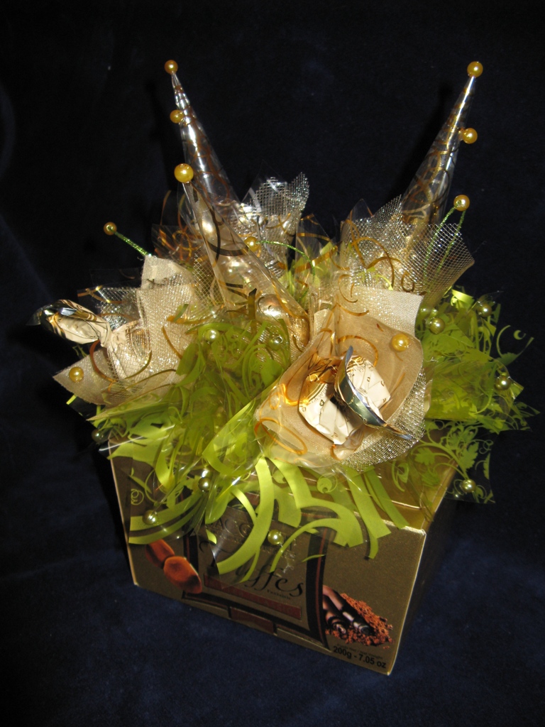 Конфеты в букетах