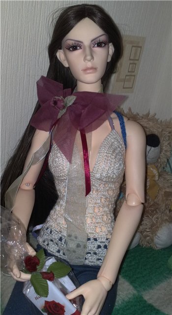 Топ. Вязание кукольное