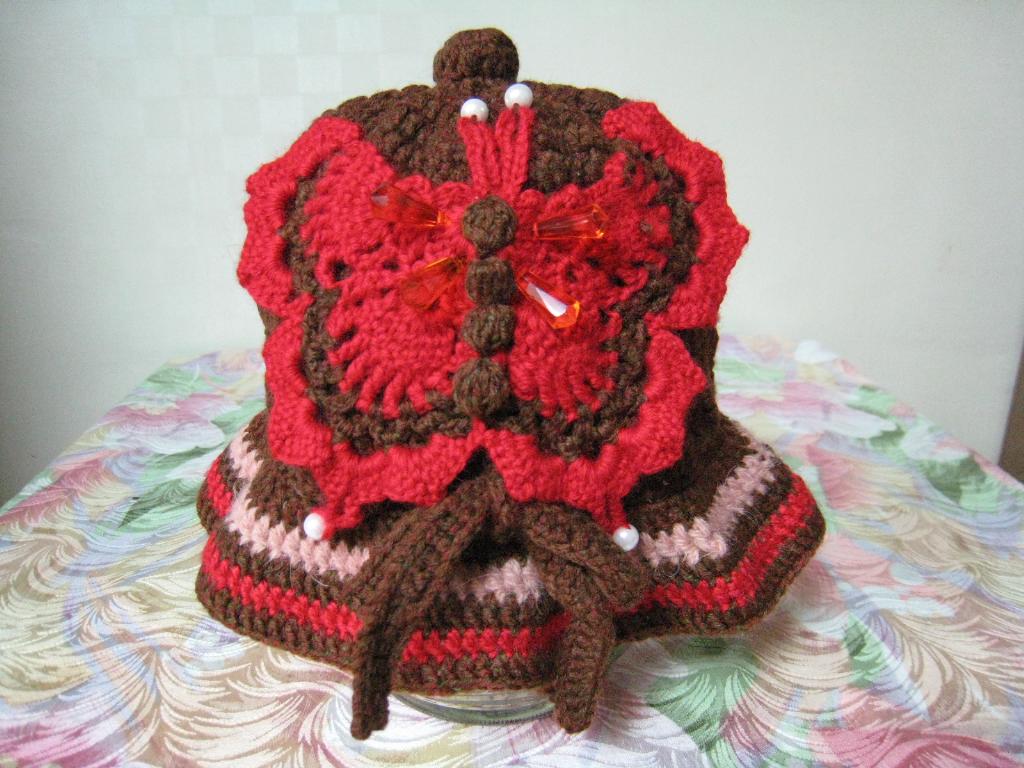 Бабочка. Детские шапочки, шарфики