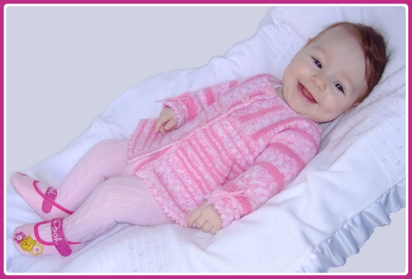 Кристиночке 4 мес.. Мои работы - вязание