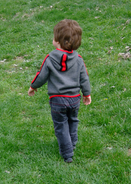 Вид сзади. Мои работы - вязание