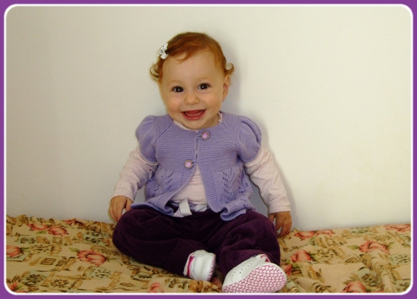 10 мес. дочурке. Мои работы - вязание