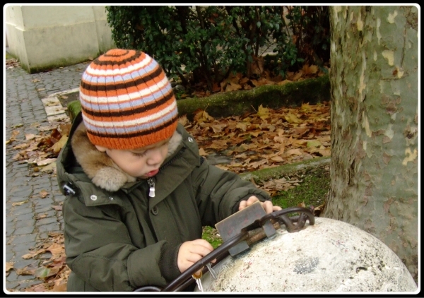 Шапочка для Саши. Мои работы - вязание