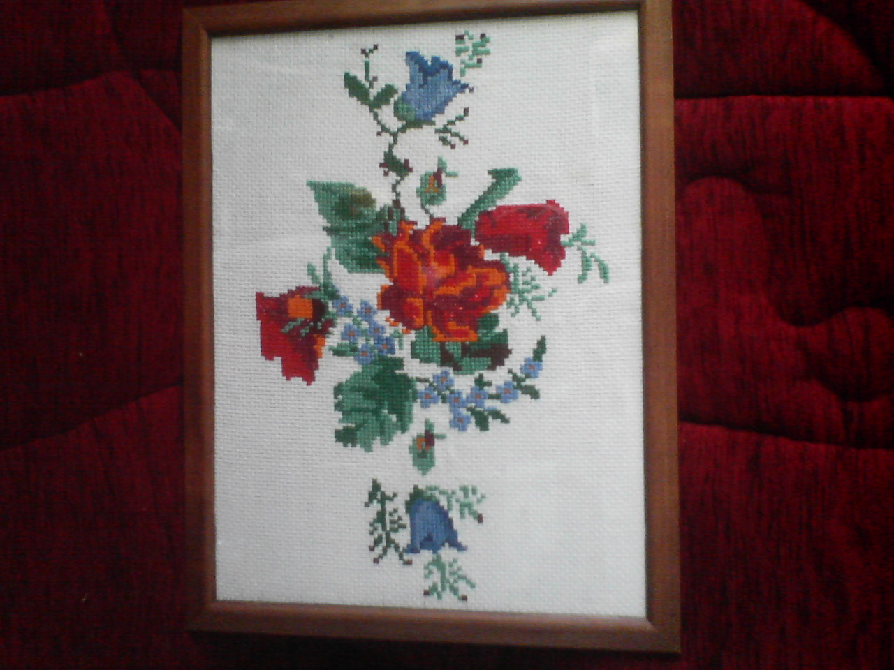 Цветы. вышивка