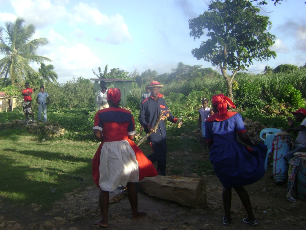 Начало ритуального танца. Вуду