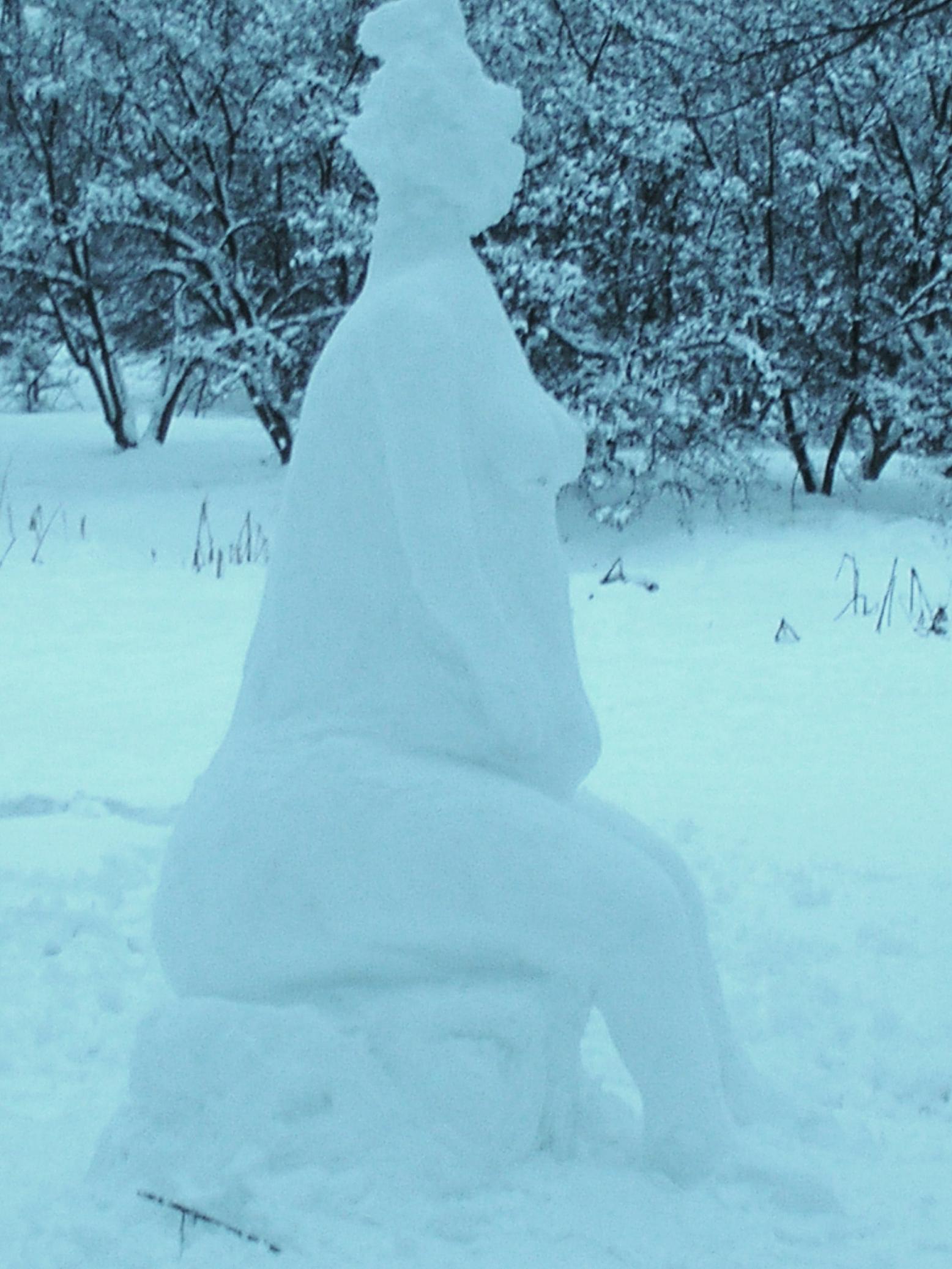 Снеговики в Ботаническом саду