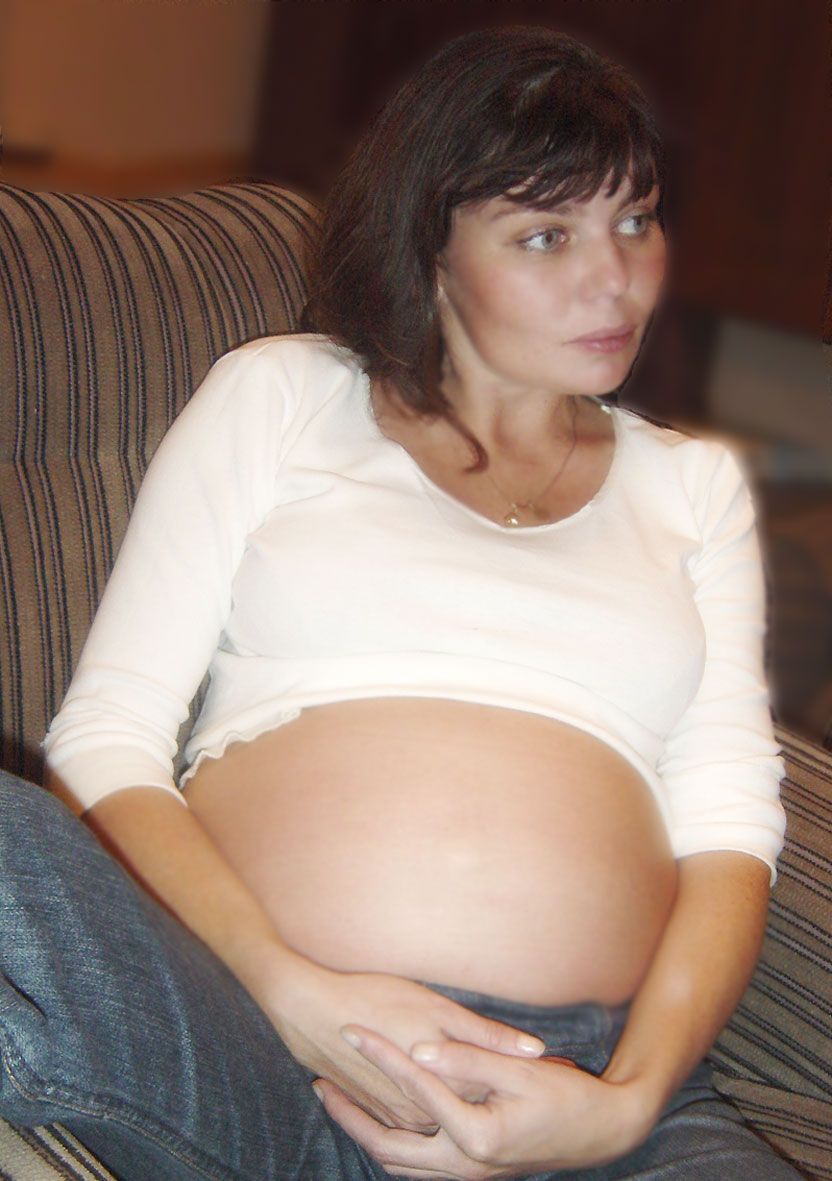 я беременная