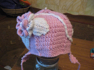 Розовая шапочка. Мое рукоделие